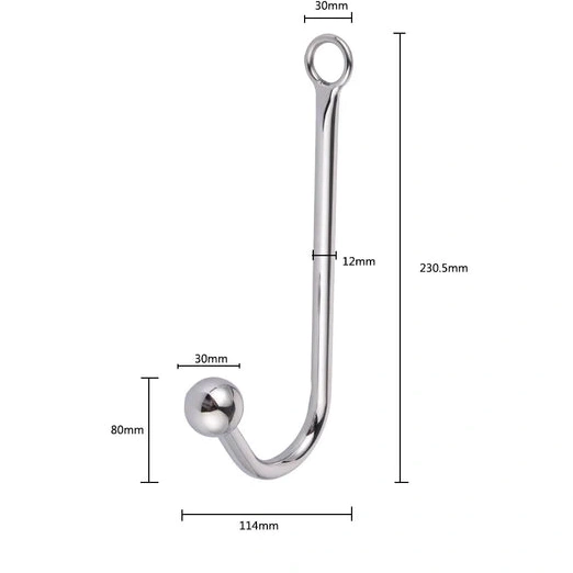 Anal Hooks Cuffs Beaded 5334 Hook Collar Anal Elegant and with 0924
